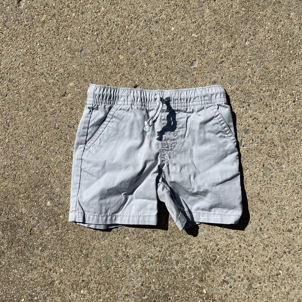 Cat & Jack Gray Elastic Waist Shorts